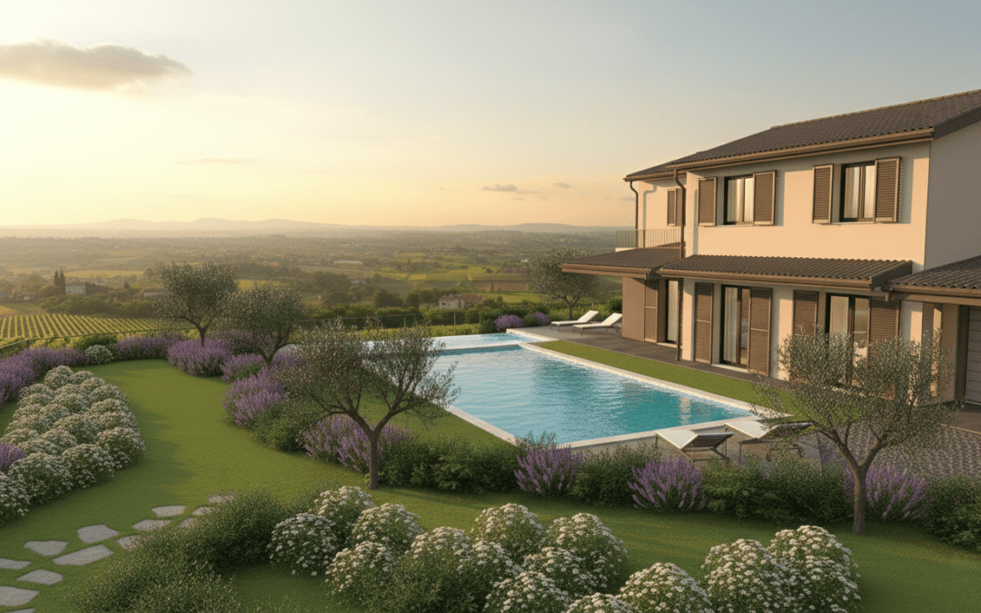 Villa con piscina e giardino a Castel San Pietro Terme Via Viara 1 Centro